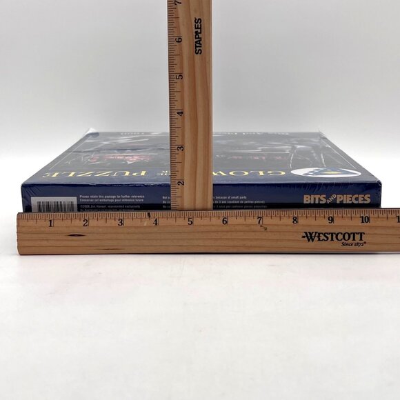 Glow In The Dark 1000 Piece Puzzle "Over The River" Winter Scene by Jim Hansel - Picture 11 of 14